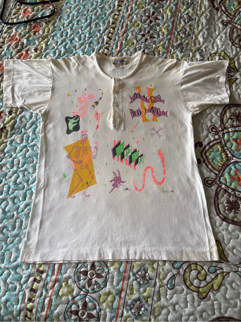 Vintage Rare 1984 Oingo Boingo Concert Tee Small